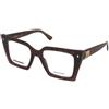 Dsquared2 D2 0211 086 | Occhiali da Vista Graduati | Plastica | Cat Eye | Marrone, Havana | Adrialenti