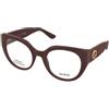Guess GU50306 069 | Occhiali da Vista Graduati | Prova Online | Plastica | Cat Eye | Bordeaux | Adrialenti