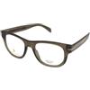 David Beckham DB 7164 4C3 | Occhiali da Vista Graduati | Prova Online | Plastica | Quadrati | Verde, Trasparente | Adrialenti