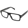 David Beckham DB 7165 807 | Occhiali da Vista Graduati | Prova Online | Plastica | Quadrati | Nero | Adrialenti