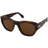 Persol PO0054S 108/33 | Occhiali da Sole Graduati o Non Graduati | Prova Online | Plastica | Quadrati | Marrone, Havana | Adrialenti
