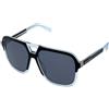 Dolce & Gabbana DG4354 501/81 | Occhiali da Sole Graduati o Non Graduati | Prova Online | Unisex | Plastica | Pilot | Nero, Trasparente | Adrialenti
