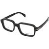 David Beckham DB 7167 807 | Occhiali da Vista Graduati | Prova Online | Plastica | Quadrati | Nero | Adrialenti
