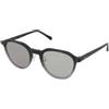 Crullé Trendy C2-B | Occhiali da Sole Graduati o Non Graduati | Prova Online | Unisex | Plastica | Panthos | Nero, Grigio, Trasparente | Adrialenti