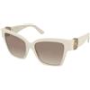 Dolce & Gabbana DG4470 3312/94 | Occhiali da Sole Graduati o Non Graduati | Prova Online | Plastica | Cat Eye | Bianco | Adrialenti