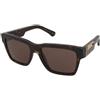 Dolce & Gabbana DG4465 502/73 | Occhiali da Sole Graduati o Non Graduati | Prova Online | Plastica | Quadrati | Marrone, Havana | Adrialenti
