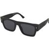Dsquared2 Icon 0021/S 003/IR | Occhiali da Sole Graduati o Non Graduati | Prova Online | Plastica | Quadrati | Nero | Adrialenti
