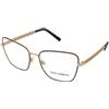 Dolce & Gabbana DG1346 1311 | Occhiali da Vista Graduati | Prova Online | Metallo | Farfalla | Nero, Oro | Adrialenti