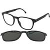 Carrera CA8062/CS 08A/UC | Occhiali da Vista con Clip da Sole | Prova Online | Plastica | Quadrati | Nero | Adrialenti