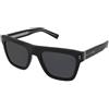 Dolce & Gabbana DG4420 501/87 | Occhiali da Sole Graduati o Non Graduati | Prova Online | Unisex | Plastica | Rettangolari | Nero | Adrialenti