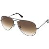 Ray-Ban Aviator Large Metal RB3025 - 004/51 | Occhiali da Sole Graduati o Non Graduati | Prova Online | Unisex | Metallo | Pilot | Argento | Adrialenti