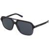 Dolce & Gabbana DG4354 320980 | Occhiali da Sole Graduati o Non Graduati | Prova Online | Unisex | Plastica | Quadrati | Marrone, Trasparente, Havana | Adrialenti