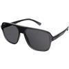 Dolce & Gabbana DG6134 325787 | Occhiali da Sole Graduati o Non Graduati | Prova Online | Unisex | Plastica | Quadrati | Nero, Grigio, Trasparente | Adrialenti