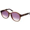 Chloe CE762S 210 | Occhiali da Sole Graduati o Non Graduati | Prova Online | Plastica | Tondi | Marrone, Trasparente | Adrialenti
