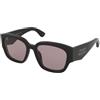 Alexander McQueen AM0468S 003 | Occhiali da Sole Graduati o Non Graduati | Plastica | Quadrati | Nero | Adrialenti