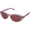 Balenciaga BB0404SK 004 | Occhiali da Sole Graduati o Non Graduati | Plastica | Ovali / Ellittici | Viola, Trasparente | Adrialenti