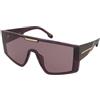 Carrera Victory C 18/S B3V/71 | Occhiali da Sole Graduati o Non Graduati | Prova Online | Plastica | Mascherina | Viola, Oro | Adrialenti