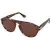 Persol PO3370S 1220/H2 | Occhiali da Sole Graduati o Non Graduati | Prova Online | Plastica | Quadrati | Multicolore | Adrialenti