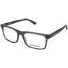 Emporio Armani EA3227 6054 | Occhiali da Vista Graduati | Prova Online | Plastica | Rettangolari | Blu, Trasparente | Adrialenti