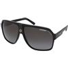 Carrera Carrera 33 807/PT | Occhiali da Sole Graduati o Non Graduati | Prova Online | Unisex | Plastica | Pilot | Nero | Adrialenti