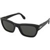 Persol PO0091S 95/58 | Occhiali da Sole Graduati o Non Graduati | Prova Online | Plastica | Quadrati | Nero | Adrialenti