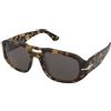 Persol Vincent PO3373S 1056/B1 | Occhiali da Sole Graduati o Non Graduati | Prova Online | Unisex | Plastica | Quadrati | Marrone, Havana | Adrialenti