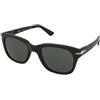Persol PO3372S 95/31 | Occhiali da Sole Graduati o Non Graduati | Prova Online | Unisex | Plastica | Quadrati | Nero | Adrialenti