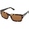 Persol PO3367S 985/53 | Occhiali da Sole Graduati o Non Graduati | Prova Online | Unisex | Plastica | Quadrati | Marrone, Havana | Adrialenti