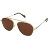 Crullé Redefining C1 | Occhiali da Sole Graduati o Non Graduati | Prova Online | Unisex | Metallo | Pilot | Oro | Adrialenti