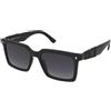 Dsquared2 ICON 0025/S 807/9O | Occhiali da Sole Graduati o Non Graduati | Plastica | Quadrati | Nero | Adrialenti