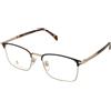 David Beckham DB 1201/G I46 | Occhiali da Vista Graduati | Metallo | Quadrati | Nero, Oro | Adrialenti