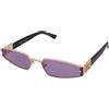 Dsquared2 D2 0168/S DDB/SZ | Occhiali da Sole Graduati o Non Graduati | Metallo | Rettangolari | Oro | Adrialenti