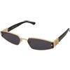 Dsquared2 D2 0168/S 000/IR | Occhiali da Sole Graduati o Non Graduati | Metallo | Rettangolari | Oro | Adrialenti