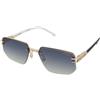 Carrera Carrera 1070/S 80S/08 | Occhiali da Sole Graduati o Non Graduati | Prova Online | Metallo | Quadrati | Oro | Adrialenti