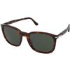 Persol PO3355S 24/31 | Occhiali da Sole Graduati o Non Graduati | Prova Online | Unisex | Plastica | Quadrati | Marrone, Havana | Adrialenti