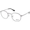 Ray-Ban RX3447V 2620 | Occhiali da Vista Graduati | Prova Online | Unisex | Metallo | Tondi | Grigio | Adrialenti