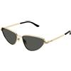 Gucci GG1879S 001 | Occhiali da Sole Graduati o Non Graduati | Prova Online | Metallo | Cat Eye | Oro | Adrialenti