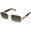 Dsquared2 D2 0156/S 0NZ/9K | Occhiali da Sole Graduati o Non Graduati | Metallo | Rettangolari | Oro | Adrialenti