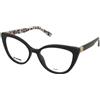 Love Moschino MOL500 7T3 | Occhiali da Vista Graduati | Prova Online | Plastica | Cat Eye | Nero | Adrialenti