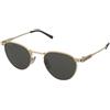 Gucci GG1875S 001 | Occhiali da Sole Graduati o Non Graduati | Prova Online | Metallo | Tondi | Oro | Adrialenti