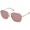 Vogue VO4215SD 515284 | Occhiali da Sole Graduati o Non Graduati | Prova Online | Metallo | Quadrati | Oro rosa | Adrialenti