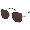 Gucci GG1850SA 003 | Occhiali da Sole Graduati o Non Graduati | Prova Online | Metallo | Quadrati | Oro | Adrialenti