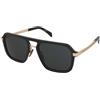 David Beckham DB 7136/S 2M2/MT | Occhiali da Sole Graduati o Non Graduati | Plastica | Esagonale | Nero | Adrialenti