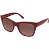 Vogue VO5428S 299414 | Occhiali da Sole Graduati o Non Graduati | Prova Online | Plastica | Quadrati | Bordeaux | Adrialenti