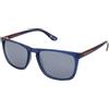 Superdry SDS Shockwave 185 | Occhiali da Sole Graduati o Non Graduati | Prova Online | Unisex | Plastica | Quadrati | Blu | Adrialenti