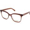 Kate Spade Brieana 2 59I | Occhiali da Vista Graduati | Prova Online | Plastica | Quadrati | Marrone, Trasparente | Adrialenti