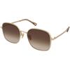 Chloe CH0255SK 003 | Occhiali da Sole Graduati o Non Graduati | Prova Online | Metallo | Quadrati | Oro | Adrialenti