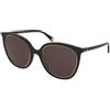 Gucci GG1076S 002 | Occhiali da Sole Graduati o Non Graduati | Prova Online | Plastica | Quadrati, Oversize | Nero, Oro | Adrialenti