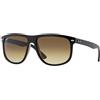 Ray-Ban RB4147 609585 | Occhiali da Sole Graduati o Non Graduati | Prova Online | Unisex | Plastica | Quadrati | Nero | Adrialenti