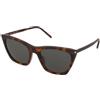 Saint Laurent SL 214 Kate Thin 003 | Occhiali da Sole Graduati o Non Graduati | Prova Online | Plastica | Cat Eye | Marrone, Havana | Adrialenti